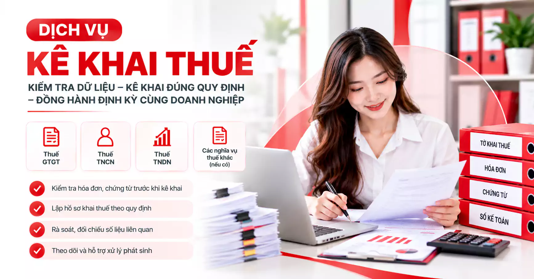 Dịch vụ kê khai thuế chuyên nghiệp